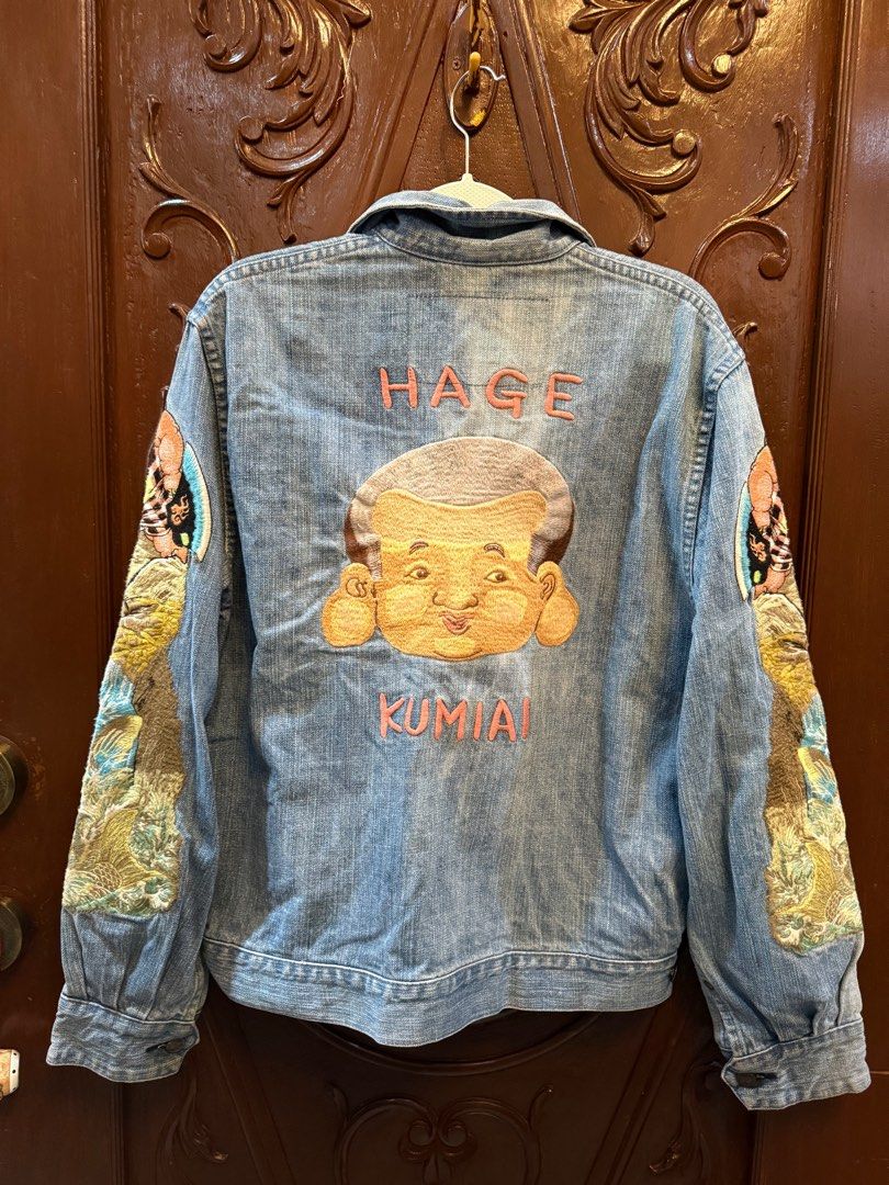 Yamane/Evisu Denim Jacket (Category: Activewear) located in Manila. Submitted by weart (Listing ID 1406778745, Image 1). Description: Width: 18 Length: 23.5 ( 10/10 Condition ) 📩dm me for more details What u see is what u get Samplaoc manila Pick up Orange house.