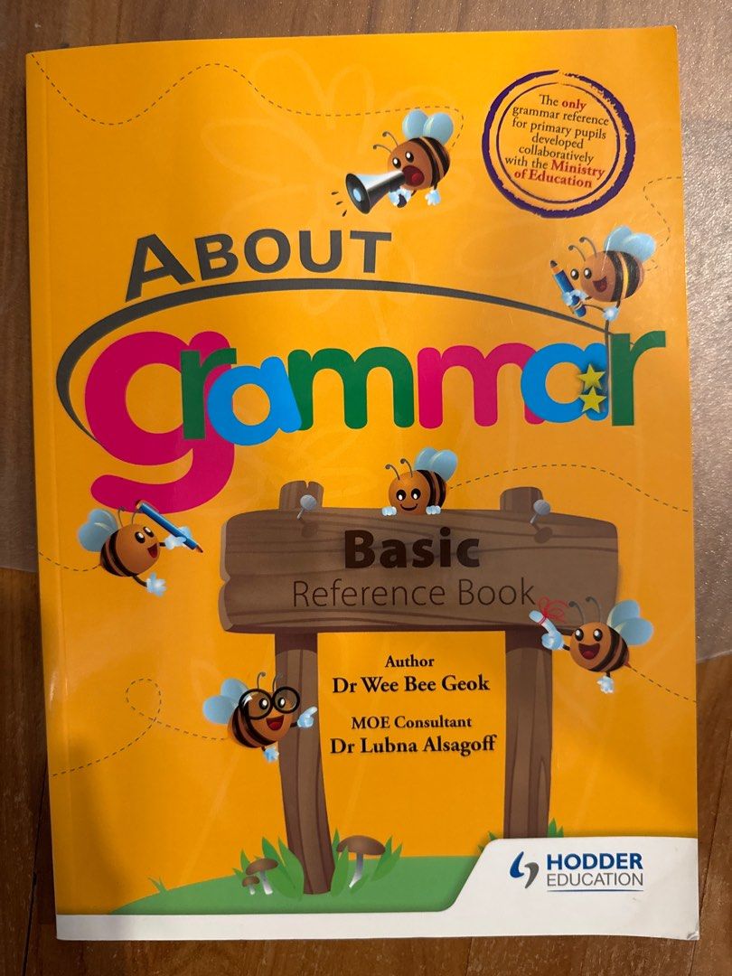 About Grammar Basic Reference Book (Category: Textbooks) located in Singapore. Submitted by twinklestar86 (Listing ID 1406824805, Image 1). Description: - Primary school grammar reference book. - Developed in collaboration with the Ministry of Education. - Authored by Dr Wee Bee Geok and Dr Lubna Alsagoff. - Published by Hodder Education..