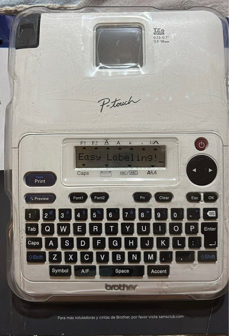 BNew Brother Label Maker (Category: Printers, Scanners & Copiers) located in Quezon City. Submitted by queenofdstny (Listing ID 1406874754, Image 2). Description: BROTHER LABEL MAKER PT-2040SC Mall price - ₱4,800.00+ battery operated only My price and model - ₱3,500.00 battery or adapter Brother Label maker with free 2 tapes Battery operated or with adapter 7 units available The Brother P-touch Home & Office Label Maker enables you to organize, p