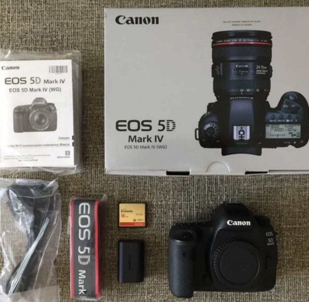 Canon EOS 5D Mark IV (Category: Cameras) located in Pasig City. Submitted by carou07274 (Listing ID 1406840576, Image 3). Description: Condition Like new Used once or twice. As good as new. Description Posted 1 year ago Type DSLR Brand Canon Pls Call/Text : Mrs Kim Santos 0919-847-5556 97% Like New Full box+ accessoiries Free 2pcs Genuine LP-E6NH Battery 125k : Body only 145k : Body + Canon BG-E20 original 195k: Body + Canon lens 70-200mm f2.8 IS
