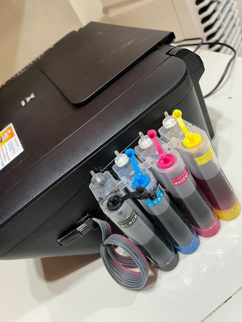 Canon PIXMA MG3070S All-in-One Printer (Category: Printers, Scanners & Copiers) located in Bulacan. Submitted by leyovv (Listing ID 1406876095, Image 3). Description: - Canon PIXMA MG3070S all-in-one printer - External ink system - Color and black ink options - Wireless and network connectivity - Black color.