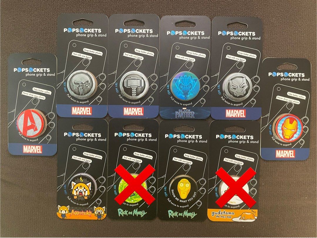 CLEARANCE SALE - Original Popsocket - Licensed (Category: Cases & Sleeves) located in Manila. Submitted by i-sell-for-you (Listing ID 1034231218, Image 1). Description: CLEARANCE SALE!! Everything must go! Selling Original Popsockets Officially Licensed by their respective IPs 100% authentic PM to check availability Product Overview: Pop, tilt, wrap, prop, collapse, grip, repeat, PopSockets are great for enhancing the grip and capabilities of you