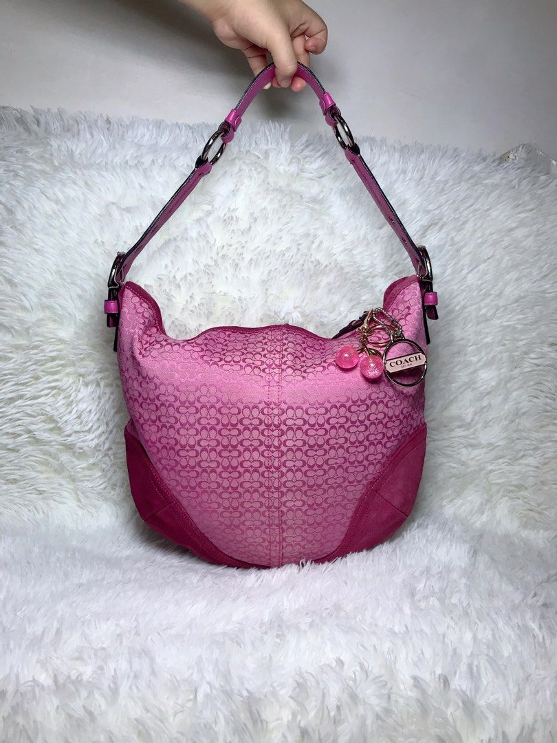 Coach Hobo Bag with Charm (Category: Luxury Bags & Wallets) located in Manila. Submitted by oddearth-e17a (Listing ID 1406845541, Image 2). Description: Pre-loved items,in good conditions.