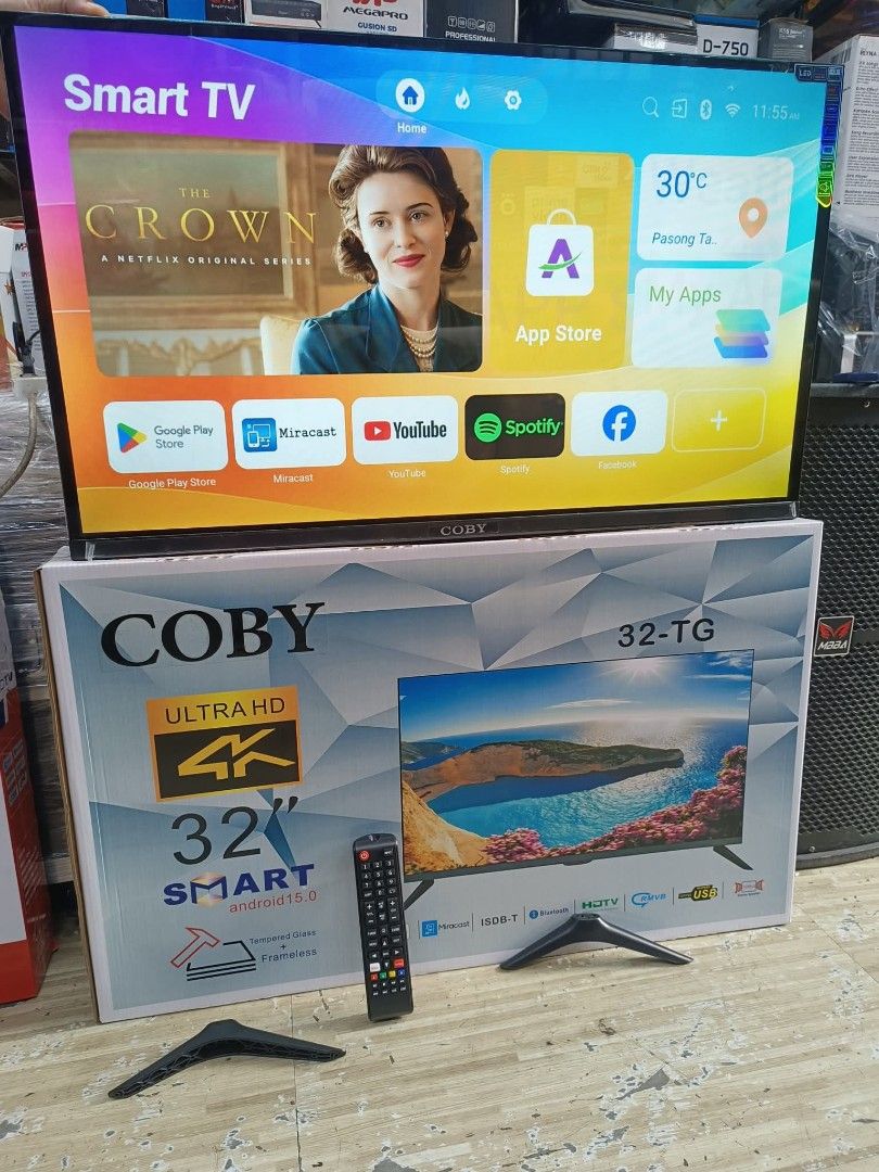 Coby 32-TG 4K Smart Android TV, TV & Home Appliances, TV ...