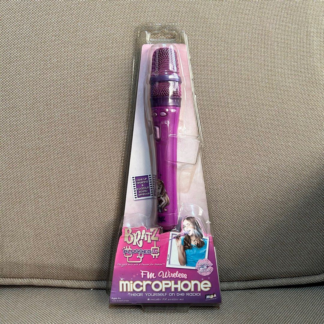 [Collector’s Item] Bratz Plugged In FM Wireless Microphone (Category: Microphones) located in Mandaluyong City. Submitted by ysxbelx (Listing ID 1406930010, Image 1). Description: - Bratz Plugged In FM Wireless Microphone - Item comes in its original packaging - Includes Bratz branding - Perfect for toy collectors Disclaimer: Please manage expectations as the item has been stored for a few years. Rest assured that item is well-sanitized before pi