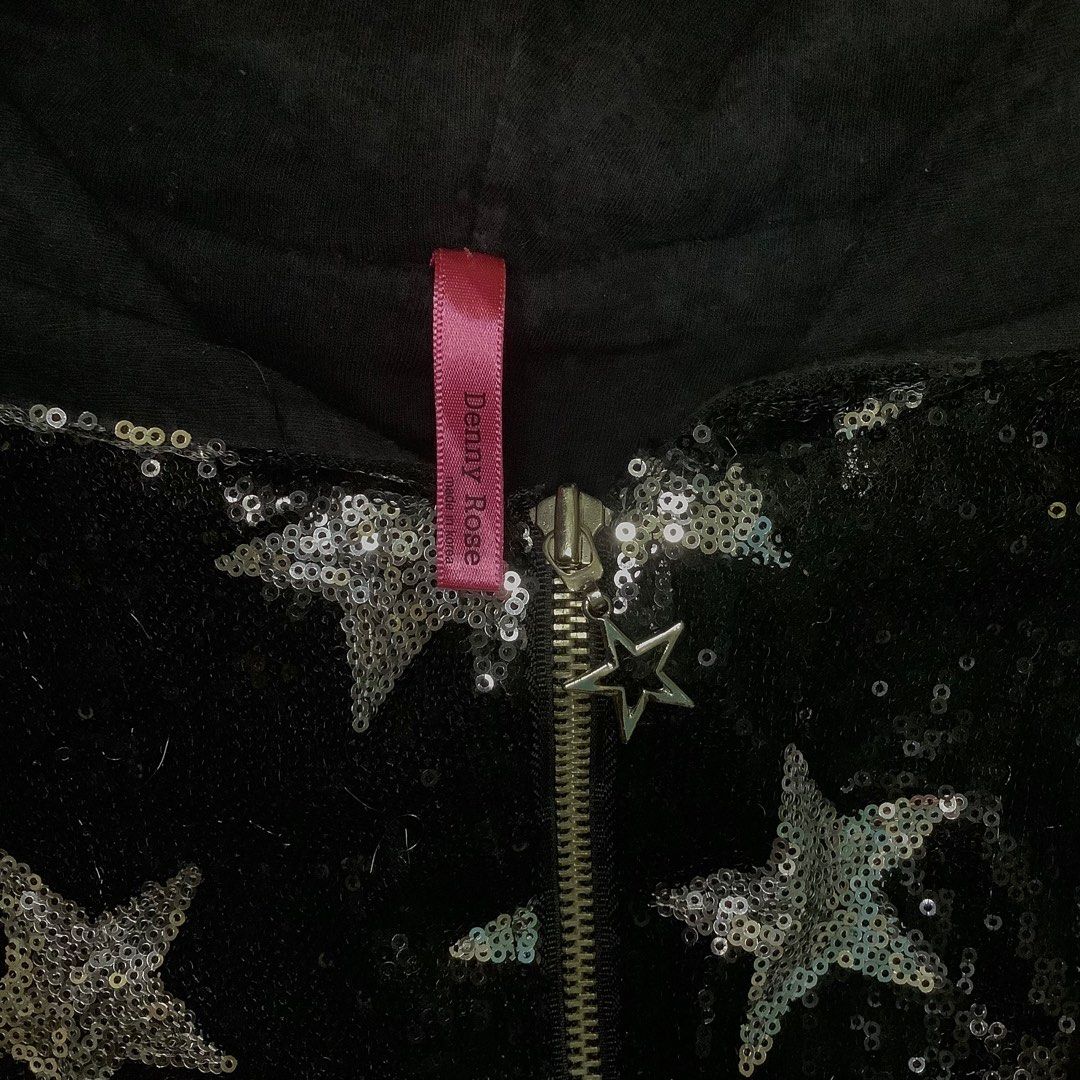 Denny Rose Star Sequins Jacket (Category: Coats, Jackets and Outerwear) located in Cabanatuan. Submitted by chieezyx (Listing ID 1406819352, Image 3). Description: - Cuffed - Hooded.