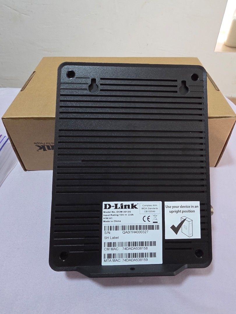 D-Link DCM-301S StarHub Router, Computers & Tech, Parts & Accessories ...