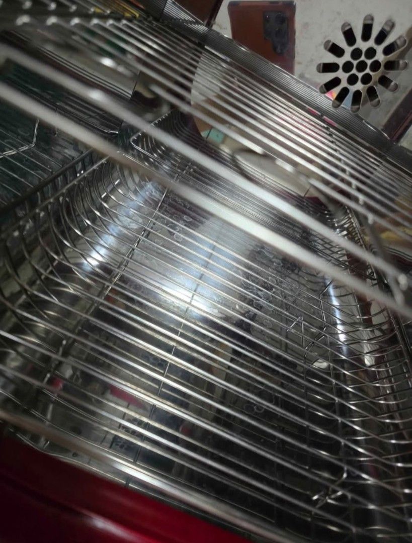 Ecomom UV Sterilizer (Category: Breastfeeding & Bottle Feeding) located in Quezon City. Submitted by lorenandi (Listing ID 1406832981, Image 3). Description: ♡ Original price: P18,999 ♡ For baby bottles and other items ♡ Functions: UV, dry, and auto ♡ Stainless steel interior & Red exterior with clear door ♡ Unit Dimensions - 40.3 x 32.5 x 34cm ♡ Inner dimension - 32.5 x 27.5 x 23cm.