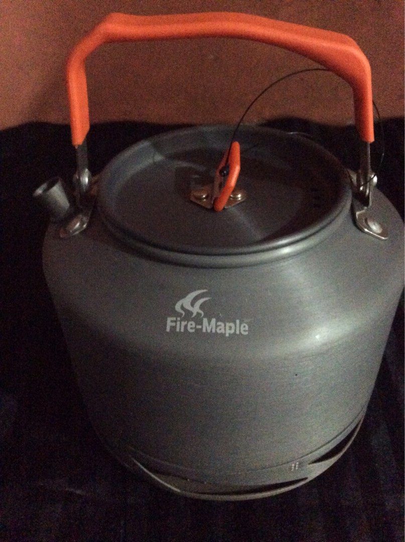 Fire Maple Camping/Hiking Kettle ( 1.5L) (Category: Hiking & Camping) located in Quezon City. Submitted by marky1969 (Listing ID 1406888191, Image 1). Description: For Sale Only... Used only twice... WYSIWYG... No need for it na... Pick up lang dito sa house along T Sora QC or shipping... Thks!.