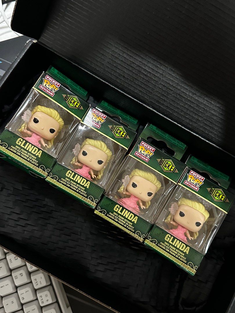 Glinda Funko Pop Keychain Wicked (Category: Designer & Blind Box Toys) located in Quezon City. Submitted by galindas (Listing ID 1406956088, Image 1). Description: Glinda Funko Pop Keychain - Wicked one last avail mop: gcash / bank transfer loc: quezon city, metro manila mod: meet up (sm north/trinoma) OR same day delivery thru lalamove ALL NEW AND MINT (Figurines might have minor paint and imperfections. Funko does not consider these as defects 