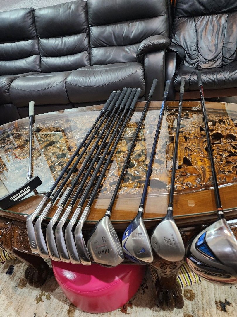 Golf lefty (Category: Golf) located in Paranaque City. Submitted by manilagolfmarket (Listing ID 1406940773, Image 2). Description: For Sale Lefty Set. *Xxio MP300 R flex graphite shaft irons *Assorted woods *Mizuno Eurus 10.5° driver Bag included for only 22.7k pick up Bf Paranaque free shipping within MM..