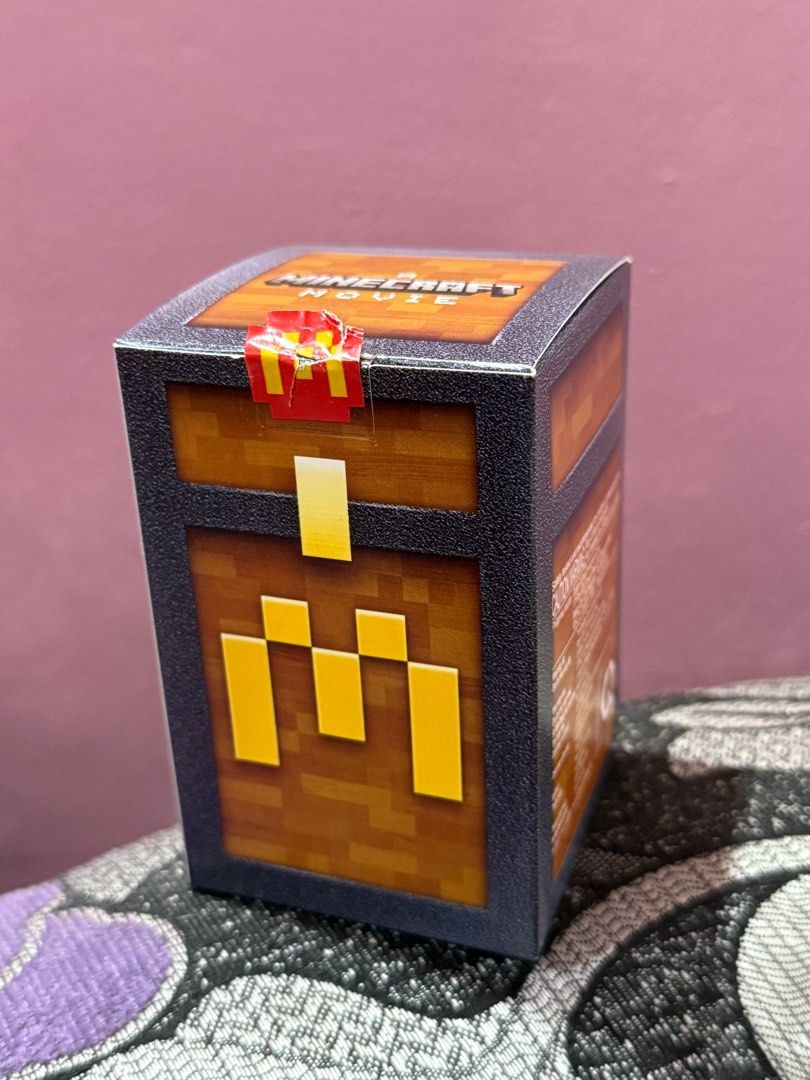 Grimace Mcdo x Minecraft Movie Toy (Category: Designer & Blind Box Toys) located in Las Pinas. Submitted by chickenandcoalshop (Listing ID 1406906550, Image 2). Description: Grimace Minecraft Movie toy - Original packaging with a tear sa sticker - Comes with a collectible card - Still wrapped in original paper - Great for Minecraft collectors! RFS: double na sa collection 😅 Message me for inquiries or more pics :) Meet up with PHP 25 fee: - SM S