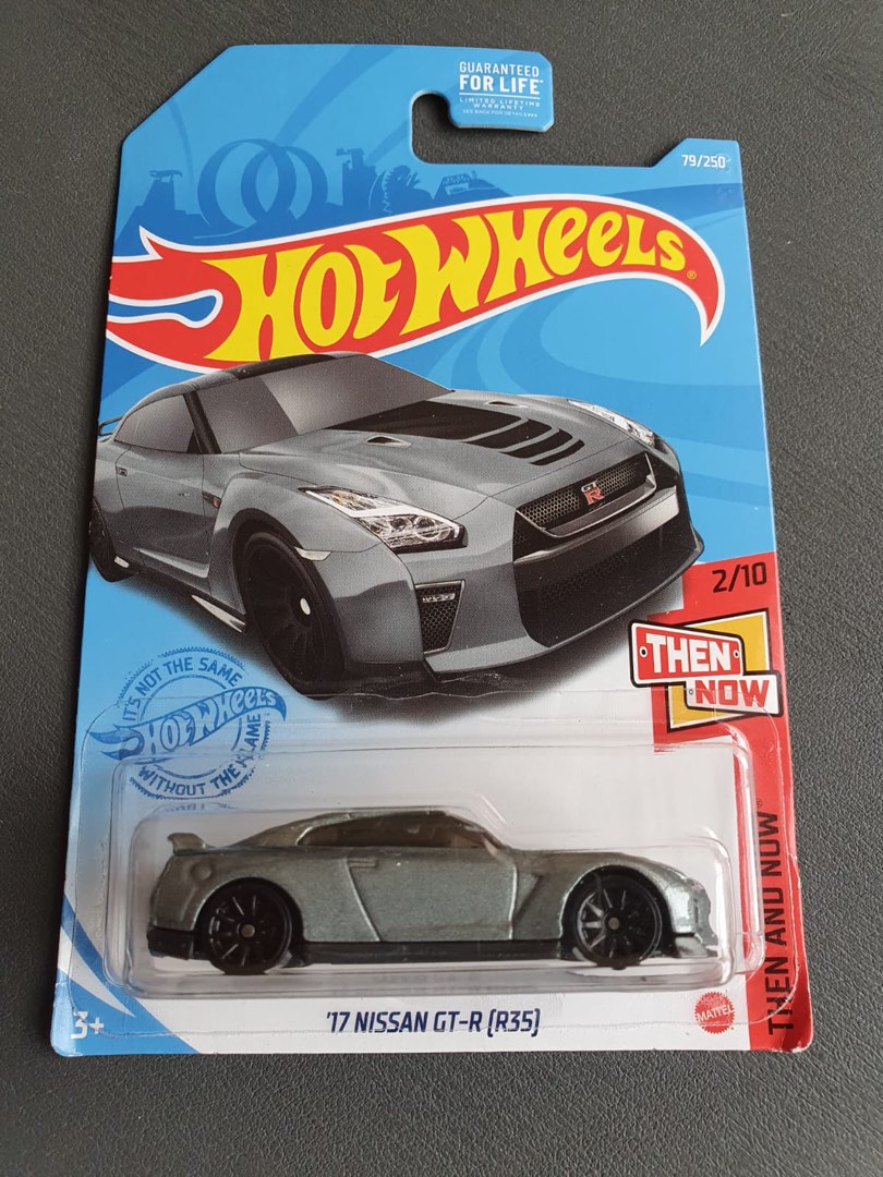 Hot Wheels nissan gtr r35 grey black stripes then and now jdm diecast 1 ...