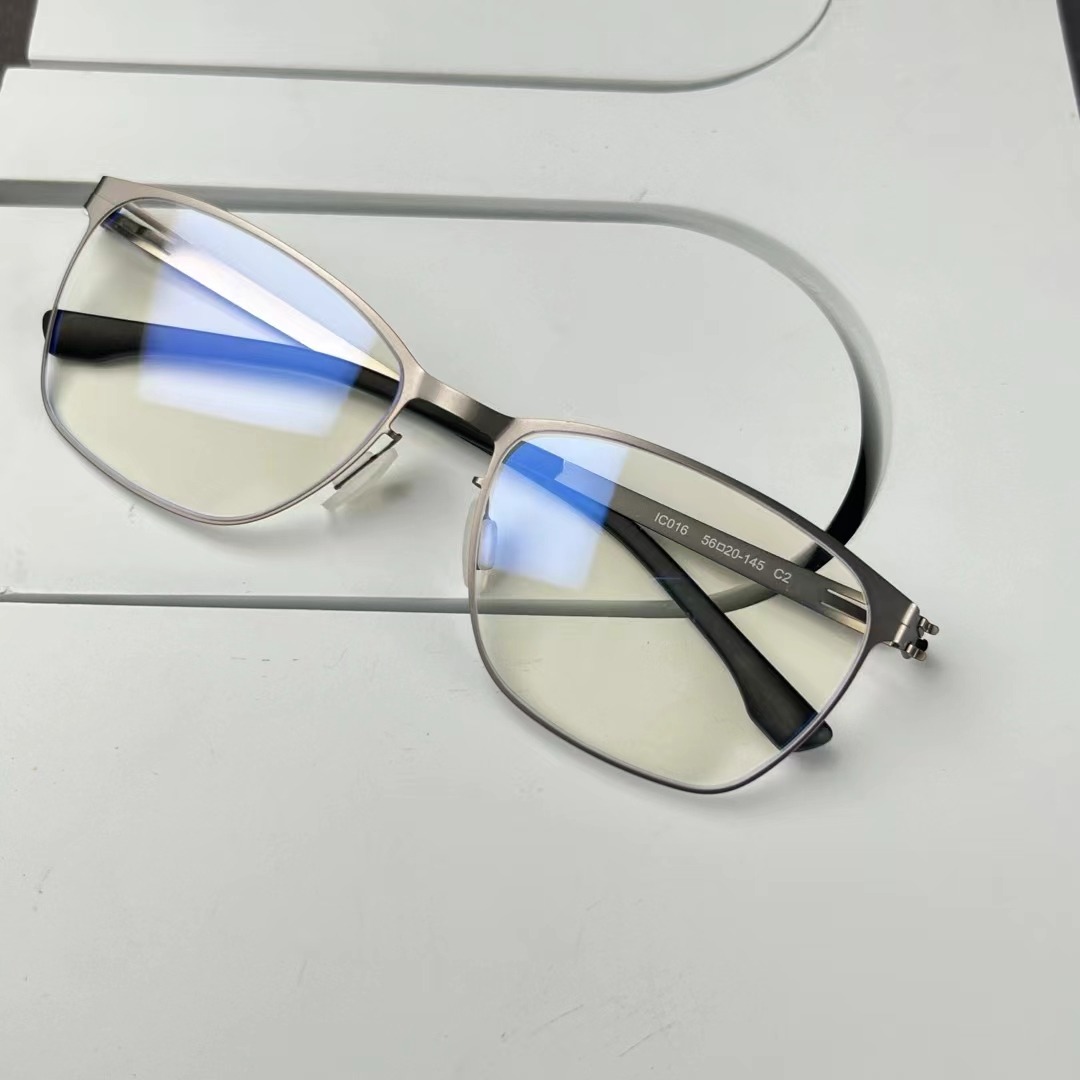  Foto zu IC! BERLIN Eyeglass Frames, Thin Steel Screwless Ultralight Business 