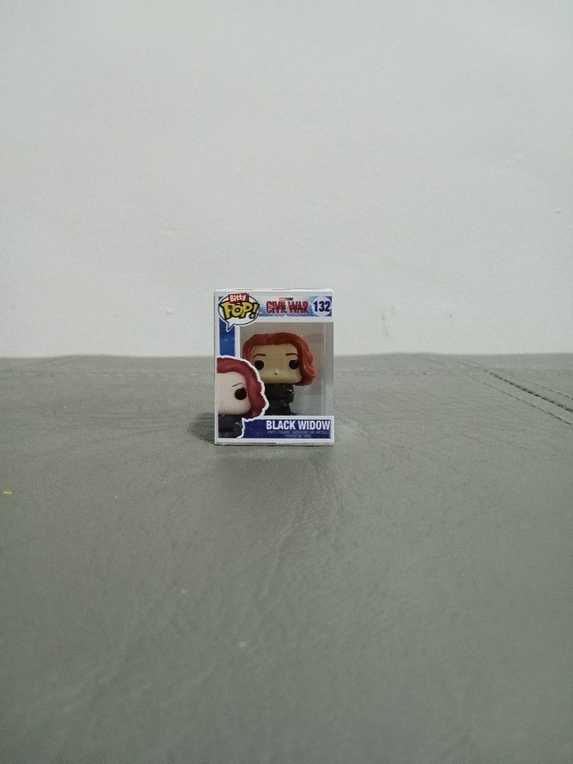 The Infinity Saga Black Widow Funko Bitty POP! (Category: Designer & Blind Box Toys) located in Taguig. Submitted by mspink18 (Listing ID 1406962796, Image 1). Description: MOP: Gcash SHIPPING via Lalamove LOCATION: LAS PIÑAS, METRO MANILA.