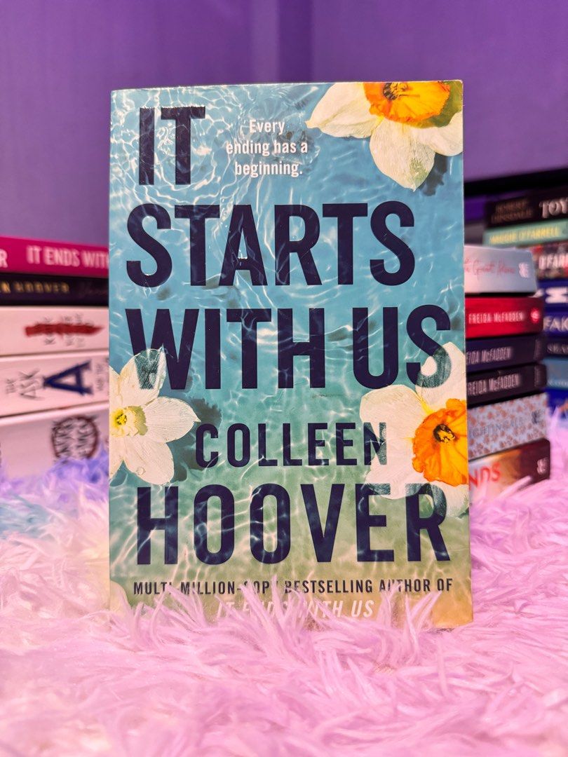 IT STARTS WITH US - Colleen Hoover (Category: Storybooks) located in Kawit. Submitted by thenookofeli (Listing ID 1406894856, Image 1). Description: [PRELOVED OG] It Starts With Us by Colleen Hoover (paperback) MOP: Gcash or Bank Transfer MOD: Clock App(ticctalk) or Orange App checkout or direct J&T LOC: Kawit,Cavite 🌸 These are preloved books but in good condition/intact pages. Please expect some minimal flaws such as foxing, tanning and other 