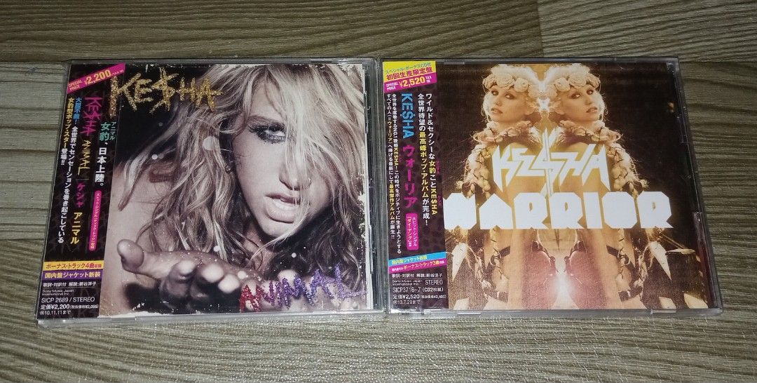 KESHA CD JAPAN (Category: CDs & DVDs) located in Talavera. Submitted by thalifan46 (Listing ID 1406875421, Image 1). Description: KESHA CD JAN WITH OBI.. •ANIMAL - P650 •WARRIOR - 650.
