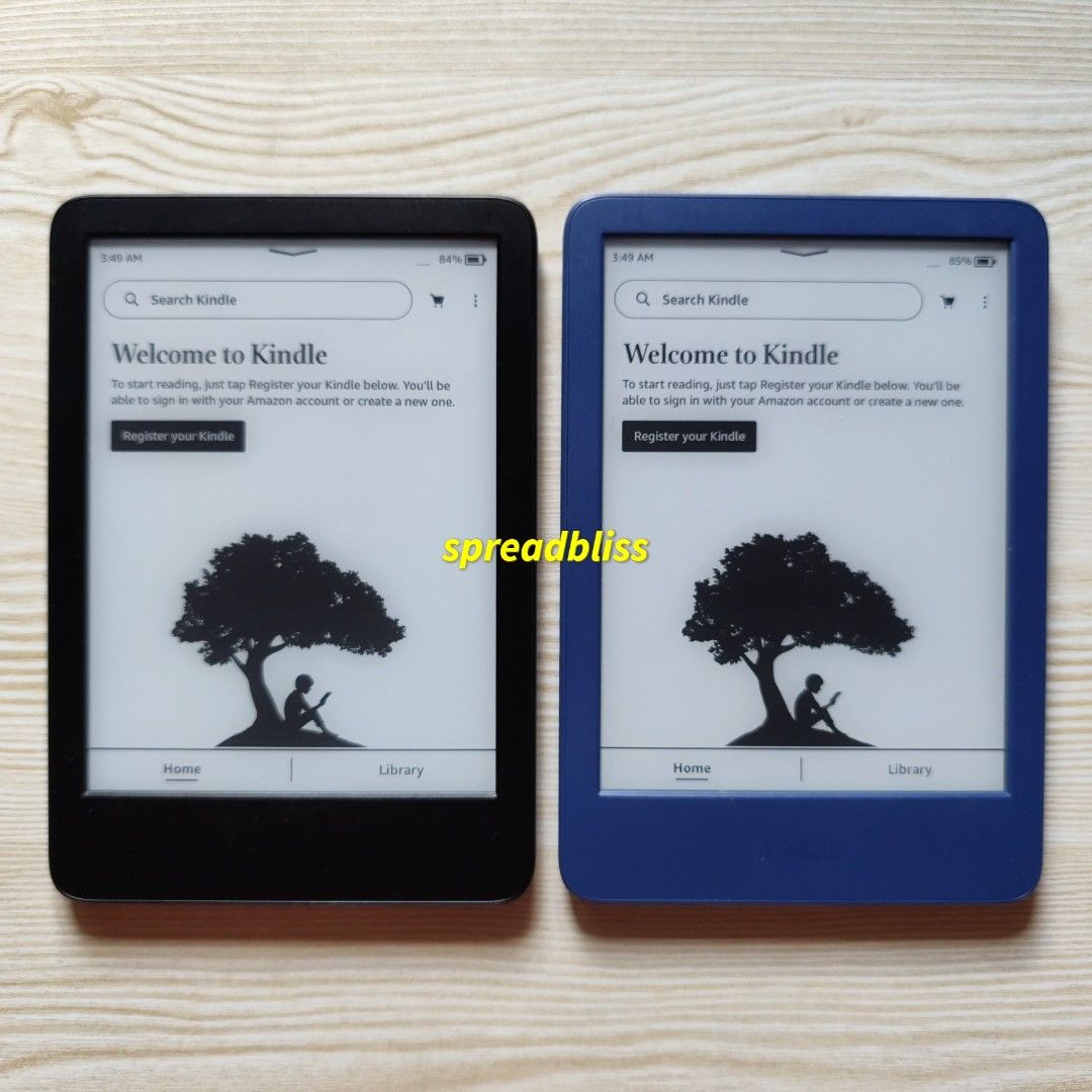 Kindle Basic 2022 Denim 16gb No Ads (Category: E-Readers) located in Manila. Submitted by spreadbliss (Listing ID 1406845416, Image 2). Description: KINDLE BASIC 2022 16gb Black, w/ads: SOLD Denim, no ads: 5300 *both units are smooth, just some minor scratches but barely noticeable Inclusions: Unit, cable, free stickers 📌 Manila Nationwide shipping MOP: COD/COP, GCash/Maya, bank transfer MOD: Grab, Lalamove, J&T, LBC NO LOWBALLERS PLS. Thank you
