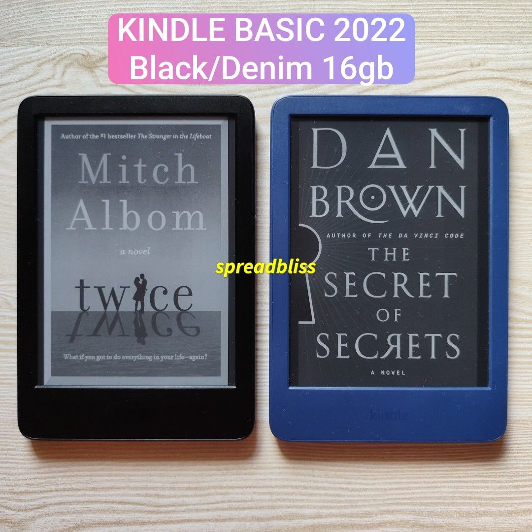 Kindle Basic 2022 Denim 16gb No Ads (Category: E-Readers) located in Manila. Submitted by spreadbliss (Listing ID 1406845416, Image 1). Description: KINDLE BASIC 2022 16gb Black, w/ads: SOLD Denim, no ads: 5300 *both units are smooth, just some minor scratches but barely noticeable Inclusions: Unit, cable, free stickers 📌 Manila Nationwide shipping MOP: COD/COP, GCash/Maya, bank transfer MOD: Grab, Lalamove, J&T, LBC NO LOWBALLERS PLS. Thank you