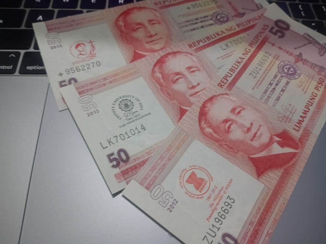 Limited edition 50 pesos commemorative (Category: Currency) located in Cainta. Submitted by 2ndhandtoGo (Listing ID 1406961781, Image 1). Description: Limited edition 50 pesos commemorative .