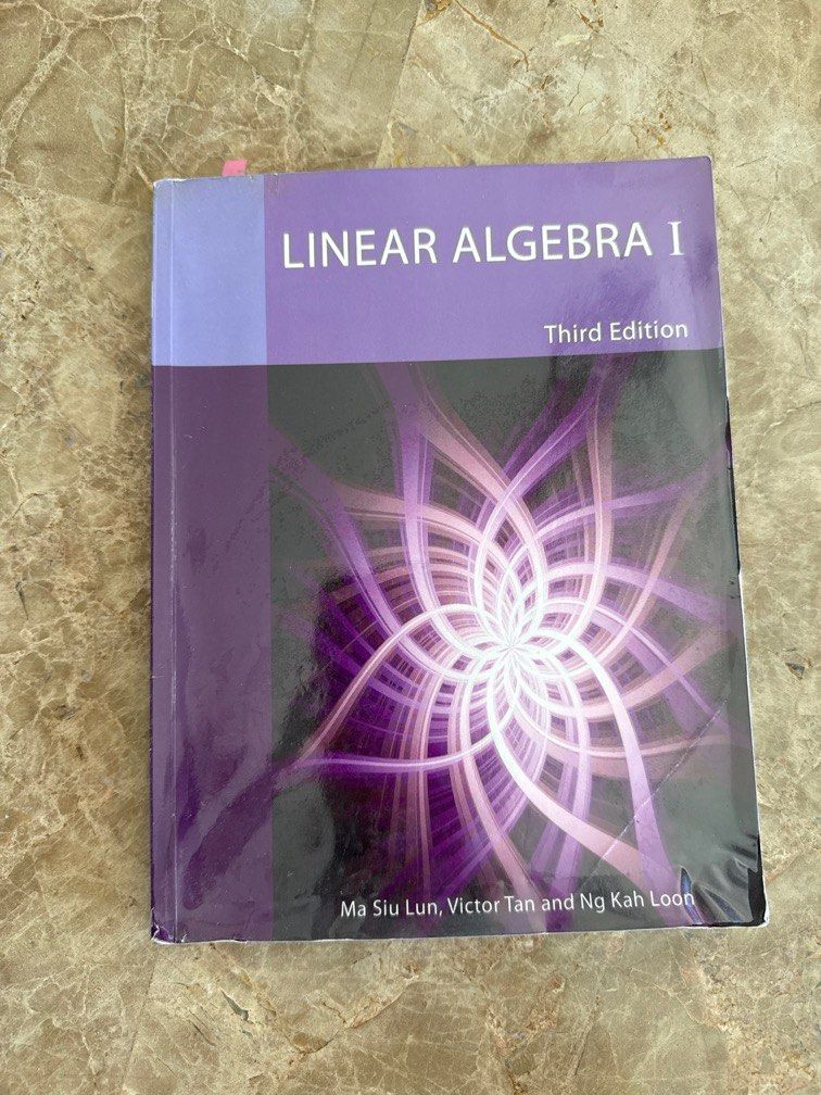 Linear Algebra I (Third Edition), Hobbies & Toys, Books & Magazines ...