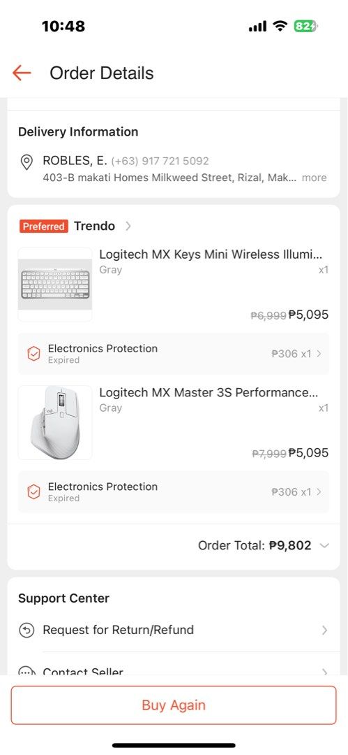 Logitech MX3s mouse Bnew (Category: Mouse & Mousepads) located in Pasig City. Submitted by blessedanneh (Listing ID 1406833639, Image 2). Description: bnew unused. mouse - 4000 keyboard - 4000 bundle - 7k .