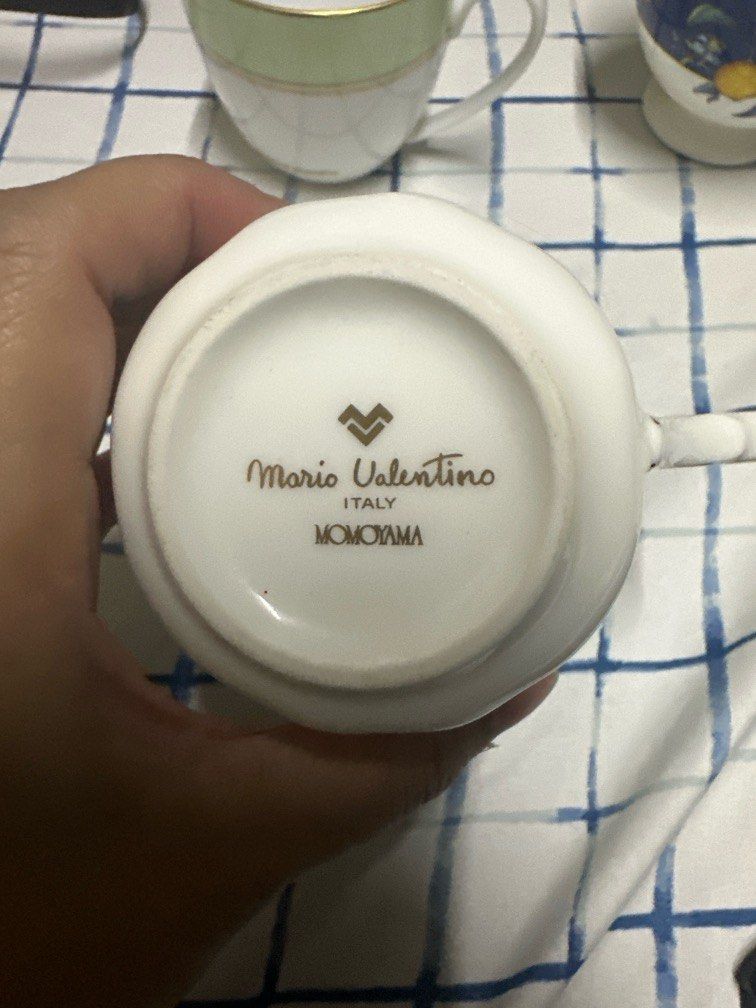 Mario Valentino cup ***NON-NEGOTIABLE*** (Category: Dinnerware & Cutlery) located in Antipolo. Submitted by queens.collections (Listing ID 1406911201, Image 3). Description: Skuka50x.