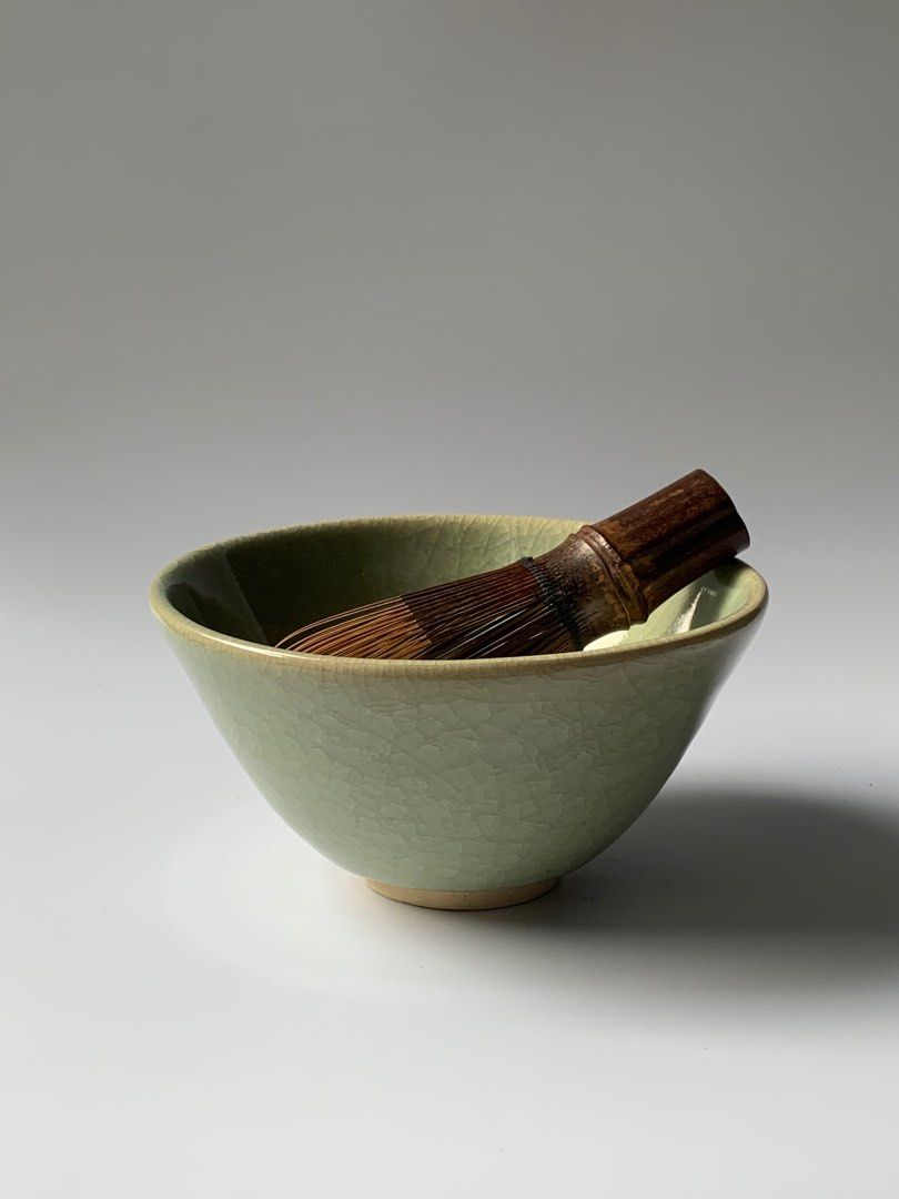 Matcha Bowl Chawan Mint Green celadon (Category: Coffee & Tea Tableware) located in Taguig. Submitted by gabagoolz (Listing ID 1406948416, Image 1). Description: -LOCATION: TAGUIG CITY -WE SHIP NATIONWIDE VIA J&T, SAME DAY DELIVERY VIA LALAMOVE OR GRAB. -PLEASE SCROLL THE PHOTOS TO SEE THE MEASUREMENT. -STRICTLY 1 DAY RESERVATION ONLY, FAILURE TO SETTLE THE PAYMENT, WE'LL AWARD IT TO THE 2ND MINER. -PLEASE MANAGE YOUR EXPECTATIONS, SOME OF THE IT