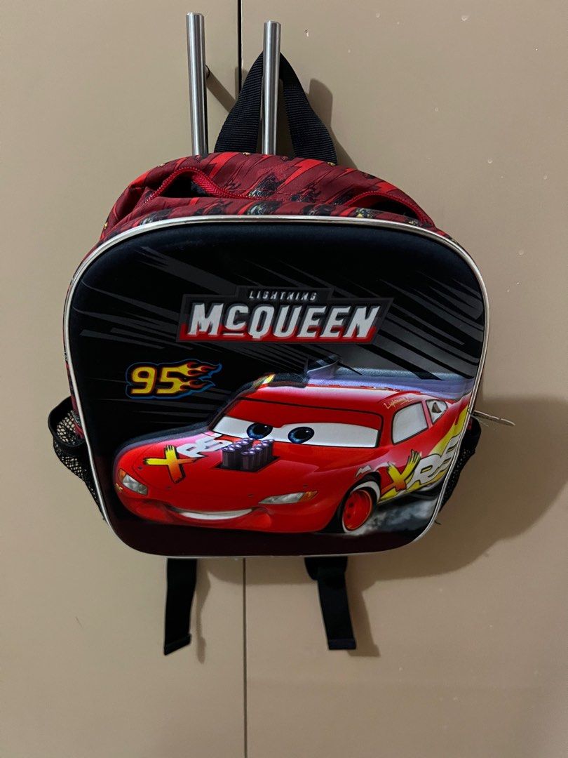 Lightning McQueen Red Toddlers Small Bag (Category: Other Babies Going Out Needs) located in Manila. Submitted by zz.preloved (Listing ID 1406952019, Image 1). Description: .