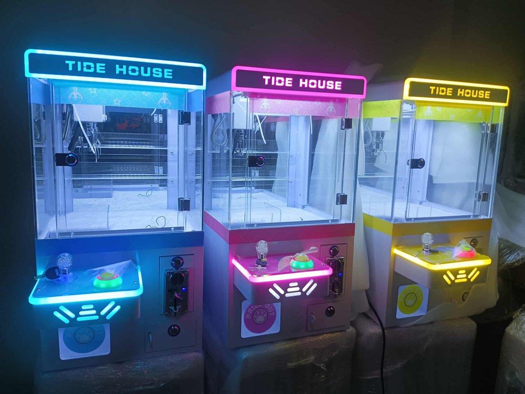Mini Claw Machine (Category: Interactive Toys) located in Manila. Submitted by from_elle (Listing ID 1406832951, Image 2). Description: ₱26,000 for sale with FREEBIES ALL BRANDNEW ALL COLORS AVAIL: Pink, Blue & Yellow Rental Rate: ₱2,100/ 5 hours Exceed: ₱650 / hour Details: W40cm x D55cm x H78cm 25kgs.