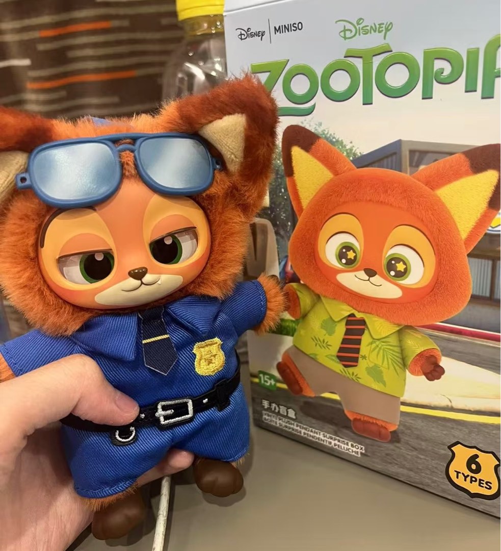 出‼️Miniso 迪士尼 優獸大都會Zootopia盲盒 警察尼克 Nick, 興趣及遊戲, 玩具 & 遊戲類 - Carousell