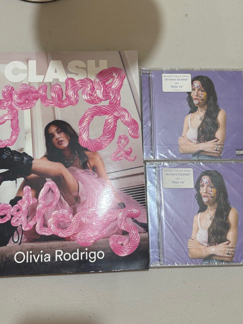 Olivia Rodrigo - Clash Magazine & Deja Vu CD (Category: CDs & DVDs) located in Manila. Submitted by stefandraboutique (Listing ID 1406970902, Image 1). Description: 999 PHP EACH.