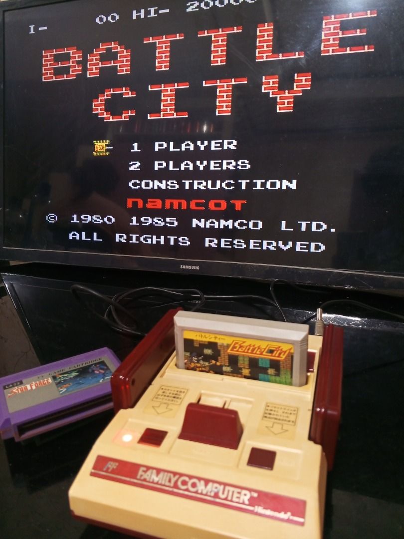 ORIGINAL NINTENDO FAMICOM AV MODDED 220v. (Category: Nintendo) located in Quezon City. Submitted by trashtheprocess (Listing ID 1406909375, Image 1). Description: (#3) 100% ORIGINAL WORKING 🇯🇵 NINTENDO FAMICOM 220V. ✅ MODIFIED UNIT (FF)🇯🇵 ✅ AV MODIFIED ✅ LED LIGHT POWER INDICATOR ( RED ) ✅ 1 POWER BRICK (220v.) ✅ 1 AV CABLE ✅ 3 WORKING GAMES *BATTLE CITY *STAR FORCE *MAGIC JEWELRY *can send sample vids if interested. ❓FEEL FREE TO ASK ANY QUE