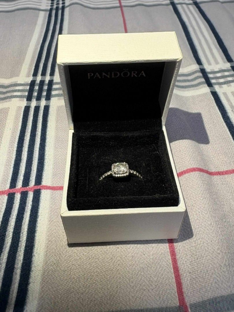 Pandora Engagement Ring (Category: Rings) located in Naguilian. Submitted by crystalaza53597 (Listing ID 1406823468, Image 1). Description: Original Pandora Engagement Ring lightly used from US size 5 Loc: Naguilian, La Union.