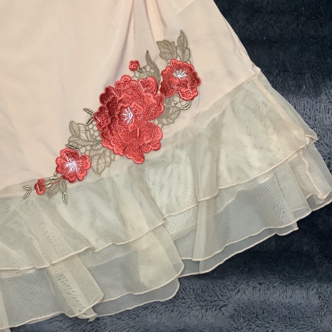 Peach Roses Sleepwear (Category: Dresses) located in Cabanatuan. Submitted by chieezyx (Listing ID 1406817577, Image 3). Description: - Five Feet Apart (Stella) coded! 🥹😪 .