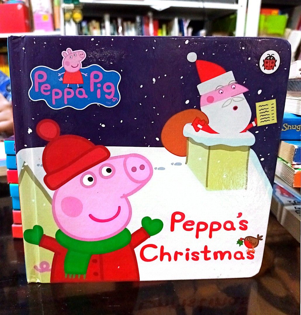 Peppa Pig Christmas Books (Category: Children's Books) located in Valenzuela. Submitted by ourbooks (Listing ID 1406909314, Image 2). Description: Pepper Pig Christmas Board Books 🎄Peppa's Christmas (4 copies available) ✨️ Peppa's Wish (4 copies available) 🎁 Peppa's Christmas Jumper Day (1 copy only) 🔖 100 each Pls check our fb : ourbooksbycaty thank you! 💕 #peppapig #christmasbooks #christmasbooksforkids #christmasgiftideas.