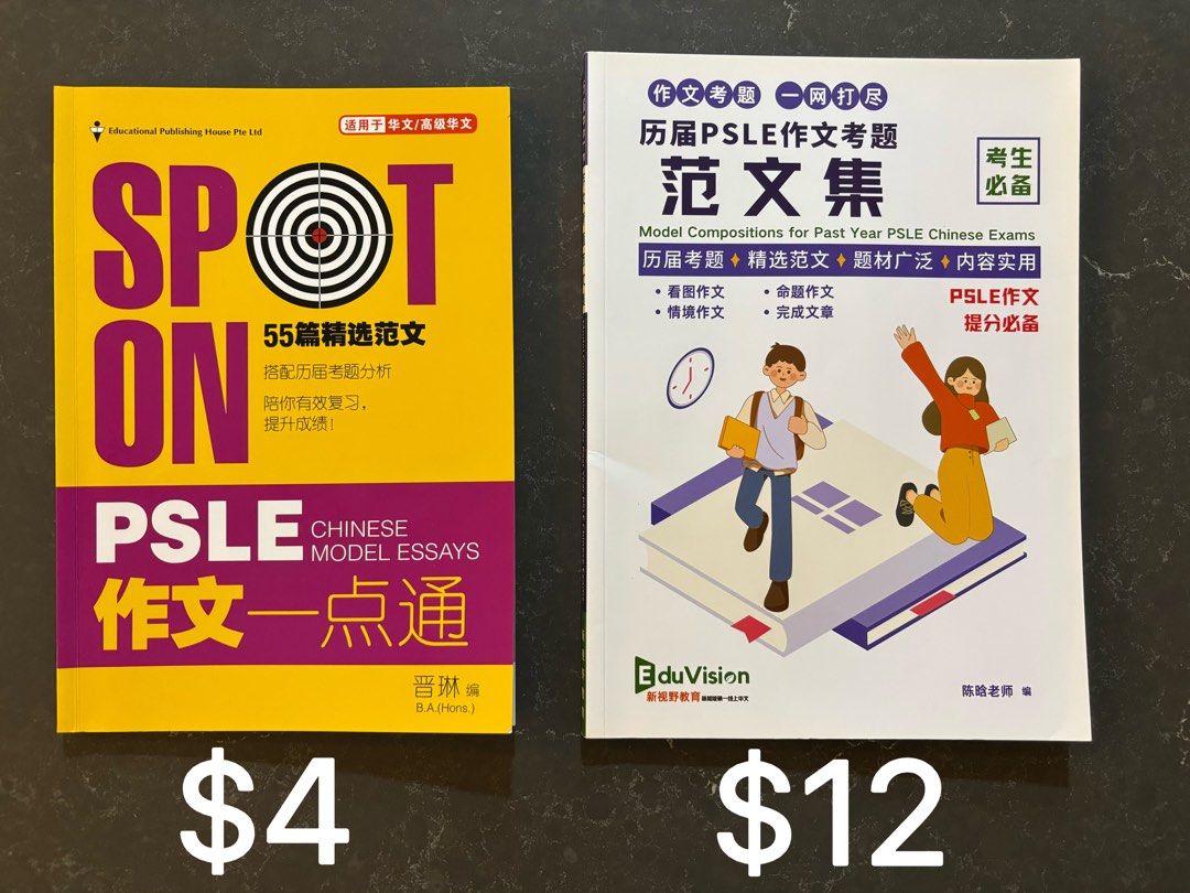 PSLE Chinese Essay Model Compositions Books, Hobbies & Toys, Books ...