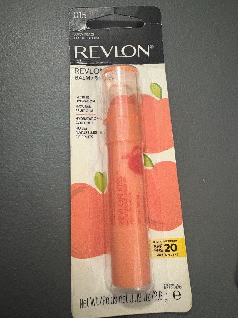 Revlon lip balm (Category: Makeup) located in Paranaque City. Submitted by shopofashopaholic (Listing ID 1406942626, Image 2). Description: Revlon lip balm Colors available: 1. Juicy Peach 2. Fresh Strawberry Price is 700 each.