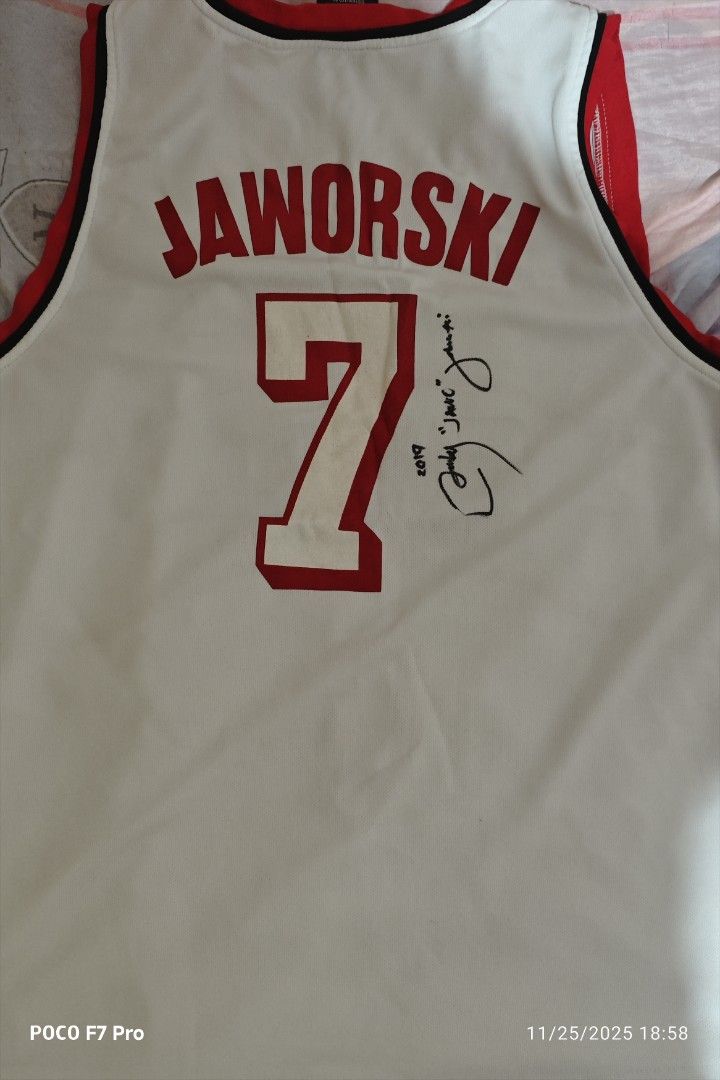 SIGNED ROBERT JAWORSKI JERSEY (Category: Activewear) located in Manila. Submitted by maricris10 (Listing ID 1406839332, Image 1). Description: asking nego po.