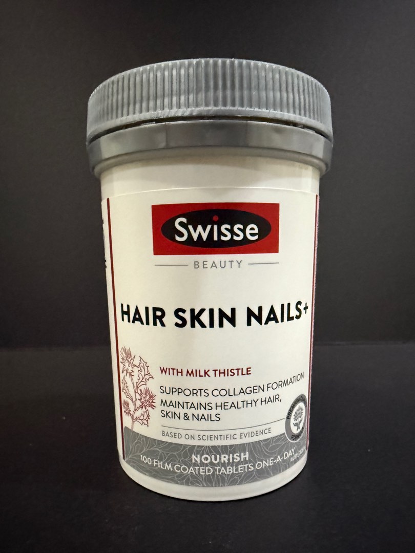 Swisse Beauty Hair Skin Nails+ 100 Tablets, Health & Nutrition, Health ...