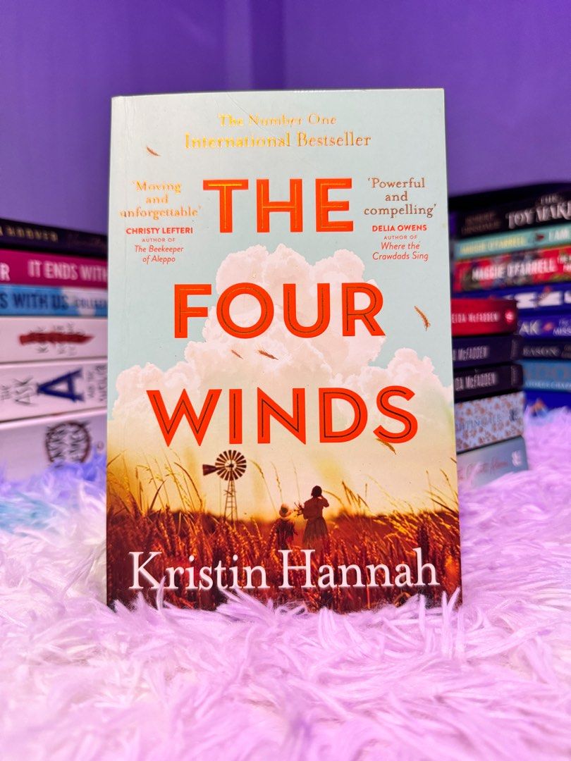 THE FOUR WINDS - Kristin Hannah (Category: Storybooks) located in Kawit. Submitted by thenookofeli (Listing ID 1406895179, Image 1). Description: [PRELOVED OG] The Four Winds by Kristin Hannah (paperback) MOP: Gcash or Bank Transfer MOD: Clock App(ticctalk) or Orange App checkout or direct J&T LOC: Kawit,Cavite 🌸 These are preloved books but in good condition/intact pages. Please expect some minimal flaws such as foxing, tanning and other signs 