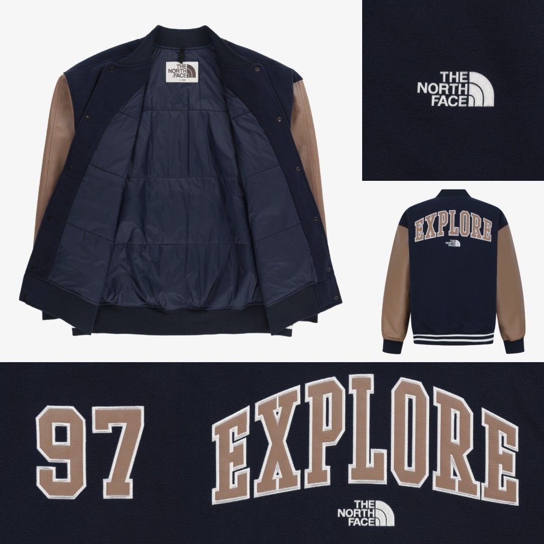 韓國The North Face Varsity Heat Jacket, 男裝, 外套及戶外衣服