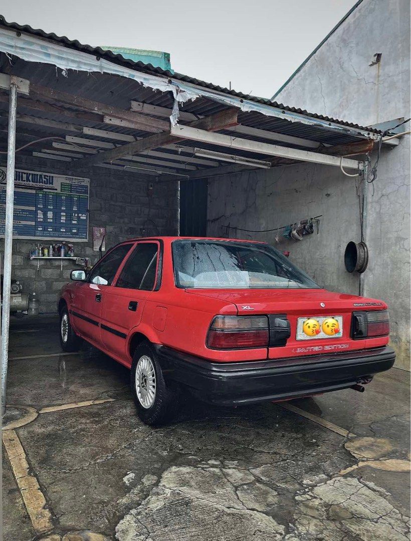 Toyota Corolla E90 Manual (Category: Used Cars) located in Manila. Submitted by wingmandrip (Listing ID 1406898856, Image 1). Description: -FOR SALE AS IS- 1990 Toyota Corolla XL 12v 2e engine,complete papers issue: unreg & not running(rolling bago natambak)PM nalang sa details. Rfs: wala ng time mag build, tuloy nyo nalang goods pang project negotiable..