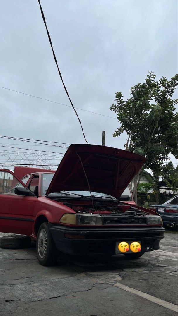 Toyota Corolla E90 Manual (Category: Used Cars) located in Manila. Submitted by wingmandrip (Listing ID 1406898856, Image 2). Description: -FOR SALE AS IS- 1990 Toyota Corolla XL 12v 2e engine,complete papers issue: unreg & not running(rolling bago natambak)PM nalang sa details. Rfs: wala ng time mag build, tuloy nyo nalang goods pang project negotiable..