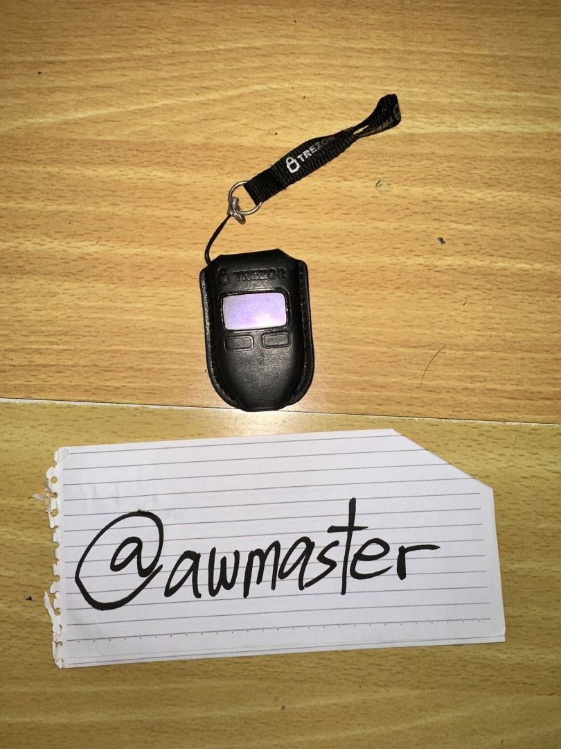Trezor One Wallet Used (Category: Office & Business Technology) located in Pasay City. Submitted by awmaster (Listing ID 1406887683, Image 1). Description: Meetups: Vito Cruz Cartimar.