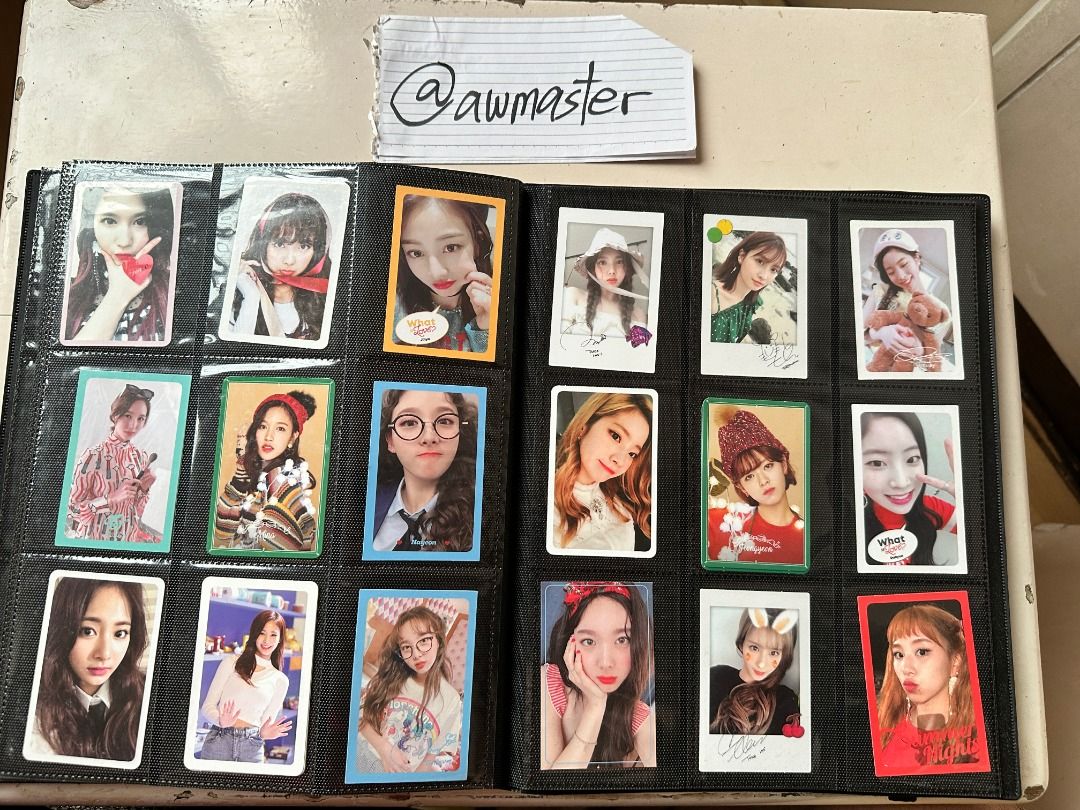 Twice Photocards (Category: K-Wave Merchandise) located in Pasay City. Submitted by awmaster (Listing ID 1406887205, Image 2). Description: Php 100 each Take 10 for Php 700 Take all for 1500 Meetups: Vito Cruz Cartimar.