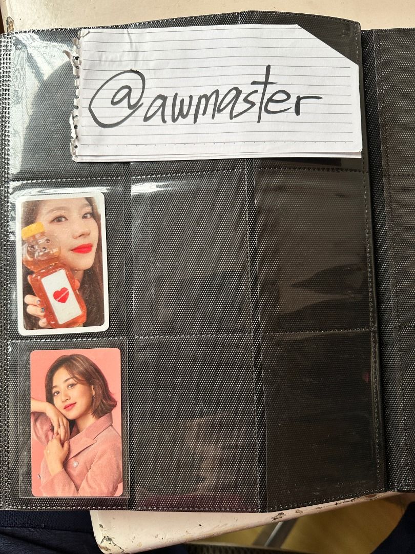 Twice Photocards (Category: K-Wave Merchandise) located in Pasay City. Submitted by awmaster (Listing ID 1406887205, Image 1). Description: Php 100 each Take 10 for Php 700 Take all for 1500 Meetups: Vito Cruz Cartimar.