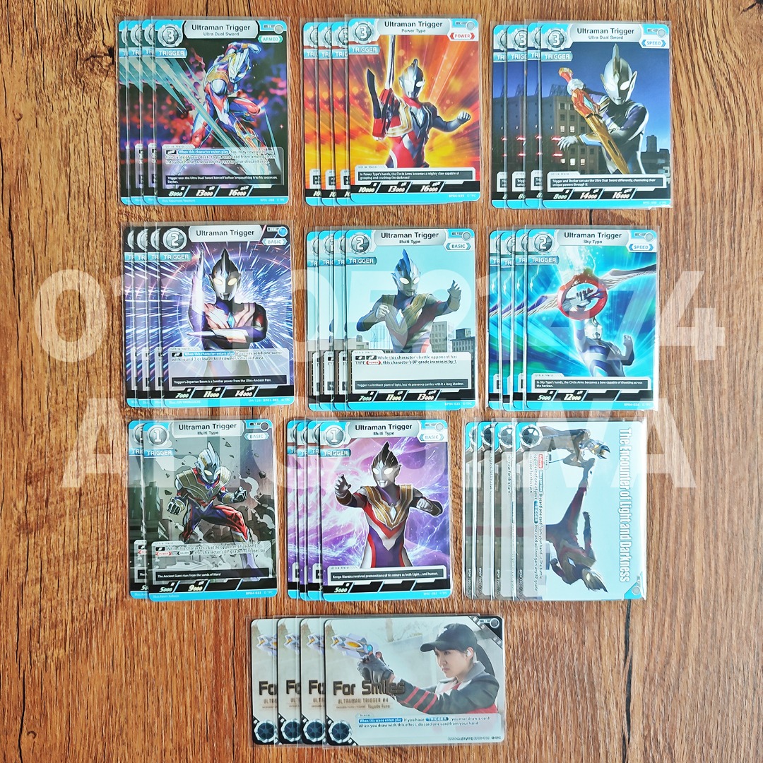 UCG TRIGGER SET ULTRAMAN CARD GAME BASIC DECK, Hobbies & Toys, Toys ...