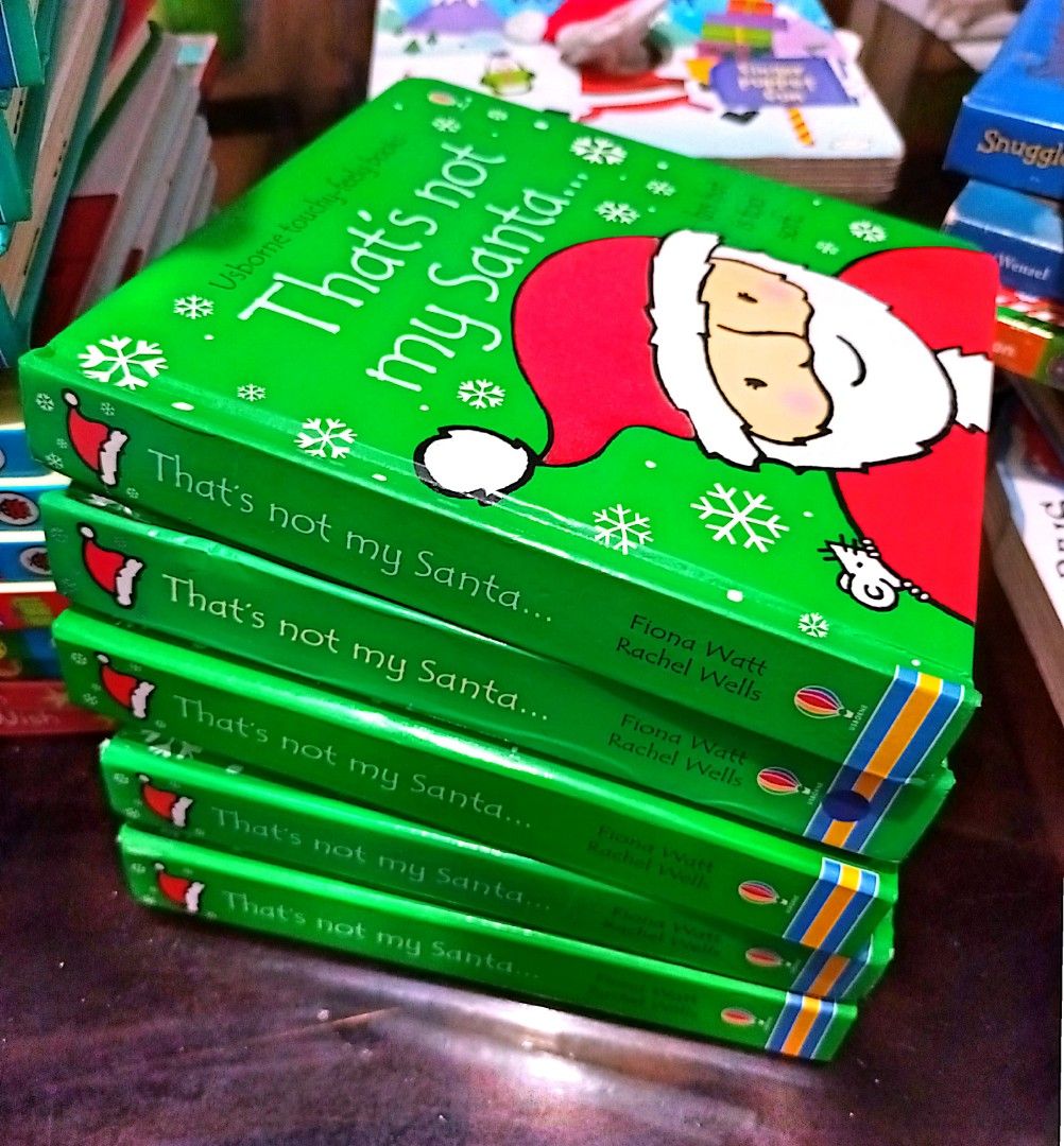 Usborne Touchy Feely Christmas Books (Category: Children's Books) located in Valenzuela. Submitted by ourbooks (Listing ID 1406909061, Image 3). Description: Usborne touchy-feely Books That's not my.... 🎅 Santa (5 copies) ⛄️ Snowman ( 4 copies) 🦌 Reindeer (4 copies) 🔖 100 pesos each Or 1 set, 3pcs for 280 Pls check our fb : ourbooksbycaty for legitimacy and other books selection. Thank you. #usbornebooks #christmasbooks #christmasbooksforkids 