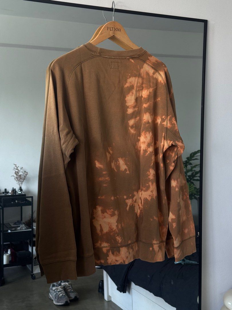 Original Vintage Stussy Bleached Sweater (Category: Hoodies) located in Manila. Submitted by hansenwu (Listing ID 1406819751, Image 2). Description: Vintage Bleached Style Stussy sweater Size XL 24x31 inches Brown Authentic .